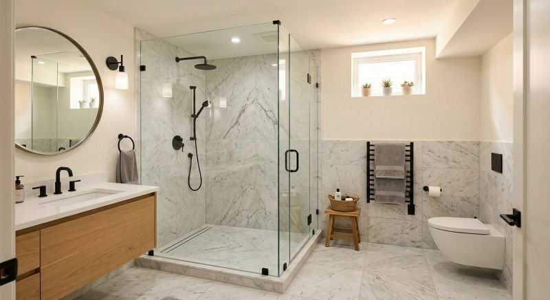 Basement Bathroom Remodeling in Gettysburg, PA