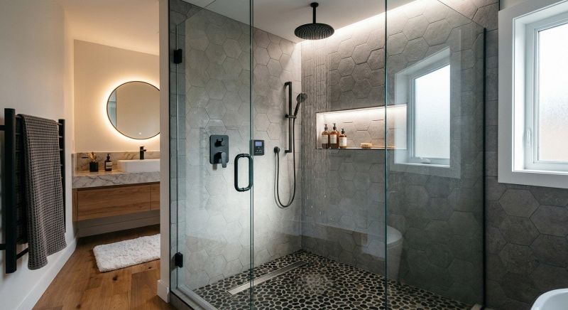 Granite Shower Installation in Gettysburg, PA